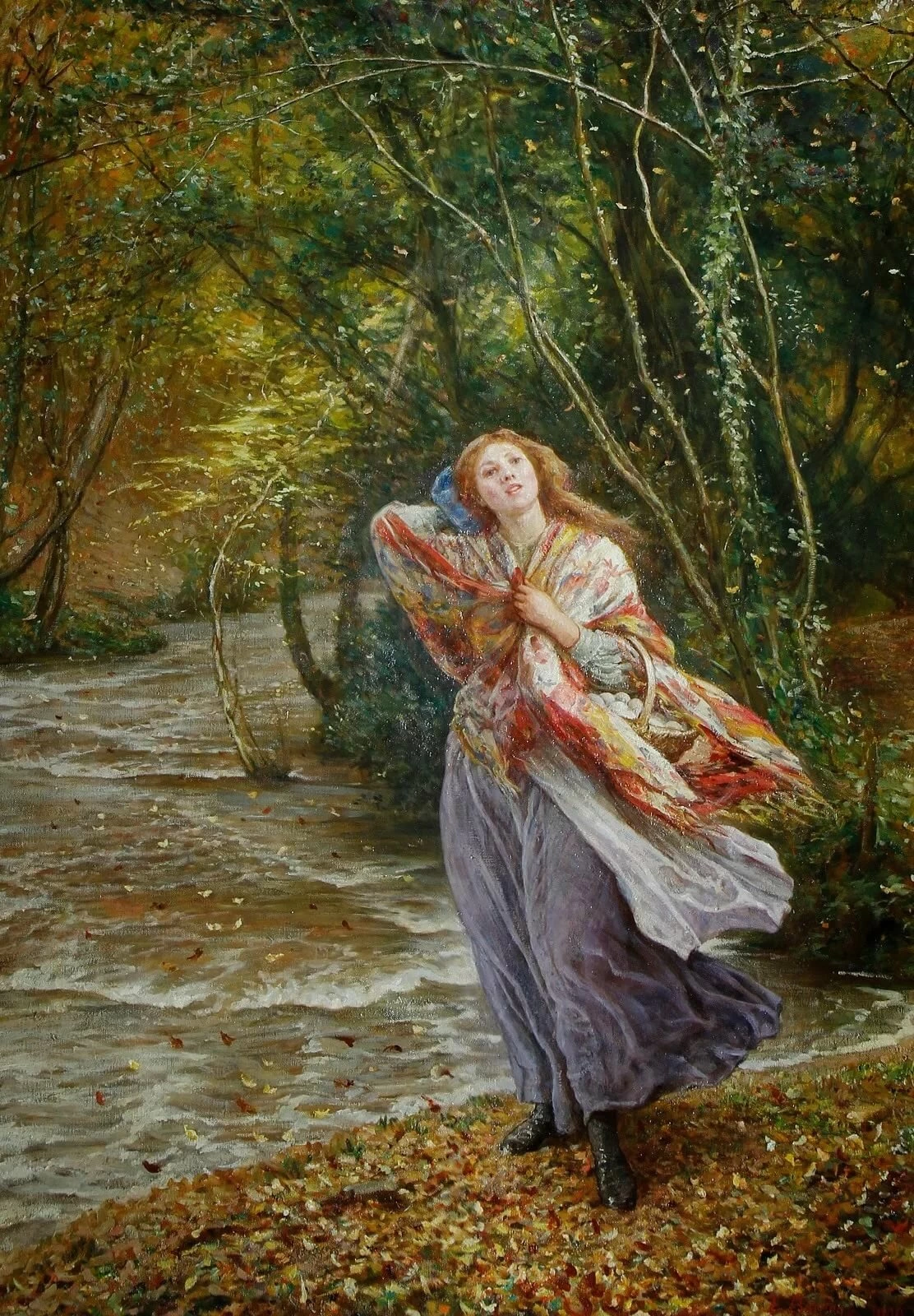 Ragazza nel bosco